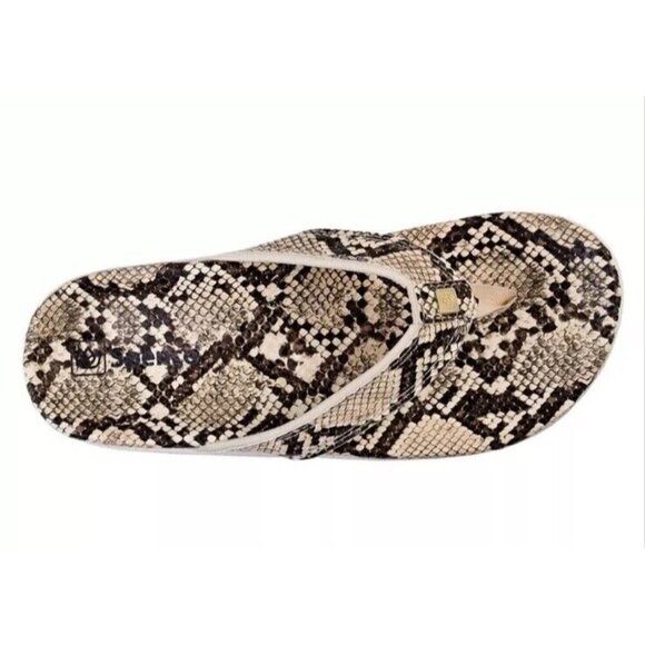 Spenco Yumi Nuevo Snake Sandal Womens 9 D Wide Cream Arch Support New - Picture 4 of 8